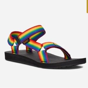 Teva Original Universal Rainbow Pride Sport Sandal Size 12
